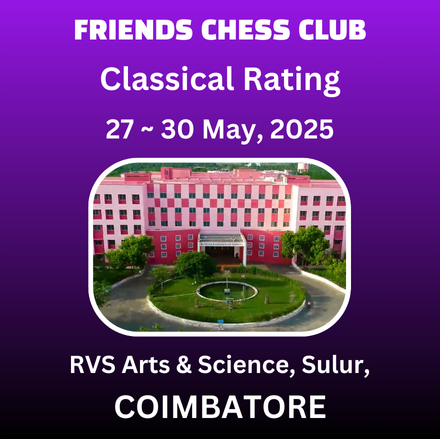 FRIENDS CHESS CLUB - 1st INTERNATIONAL OPEN FIDE RATED CHESS TOURNAMENT 2025