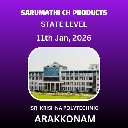 ⭐SARUMATHI CHESS PRODUCTS⭐1st CHILDRENS & COLLEGE STUDENTS  STATE LEVEL CHESS TOURNAMENT - 2026