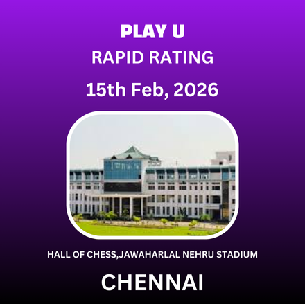 ⭐PLAY U⭐2nd INTERNATIONAL FIDE RAPID RATED OPEN CHESS TOURNAMENT 2026🏆 POWERD BY AKSHAYAKALPA ORGANIC🏆
