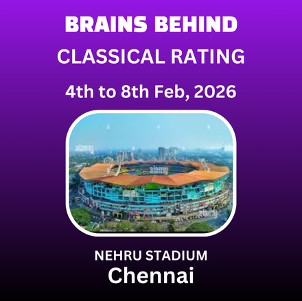 🏆 7 LAKHS CASH PRIZE 🏆 11th BBCF INTERNATIONAL FIDE RATED OPEN CHESS TOURNAMENT 2026 - Organized by ⭐BRAINS BEHIND CHESS FOUNDATION⭐