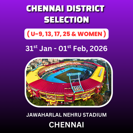 *(Only for Chennai District Players) CHENNAI DISTRICT - U-9, 13, 17, 25 Boys & Girls and Women Selection Chess Championships - 2026 🏆