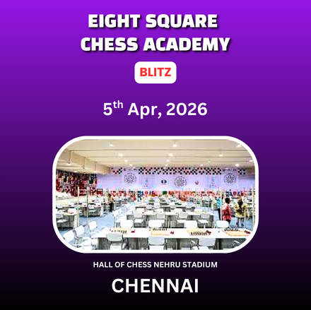 ⭐EIGHT SQUARE CHESS ACADEMY⭐INTERNATIONAL BLITZ OPEN CHESS TOURNAMENT 2026