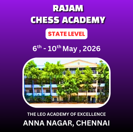 ⭐RAJAM CHESS ACADEMY⭐1st RCA INTERNATIONAL FIDE RATING CHESS TOURNAMNET - 2026