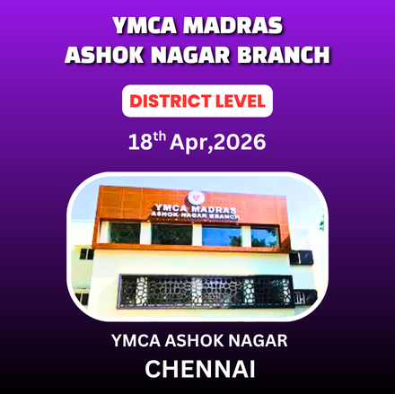 ⭐YMCA MADRAS - ASHOK NAGAR BRANCH⭐ CHENNAI DISTRICT LEVEL CHILDREN'S CHESS TOURNAMENT - 2026