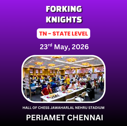 ⭐FORKING KNIGHTS⭐5th TAMIL NADU STATE LEVEL CHILDREN’S & OPEN CHESS TOURNAMENT 2025