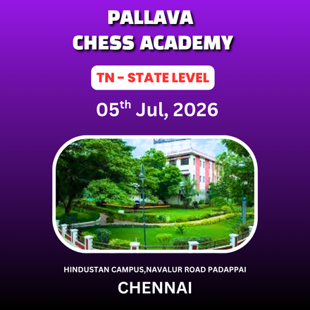 ⭐PALLAVA CHESS ACADEMY⭐HIET 1st STATE LEVEL CHESS TOURNAMENT-2026
