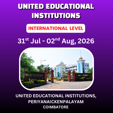 ⭐UNITED EDUCATIONAL INSTITUTIONS and COIMBATORE DISTRICT CHESS ASSOCIATION⭐ 4th INTERNATIONAL FIDE BELOW 1800 CHESS TOURNAMENT 2026