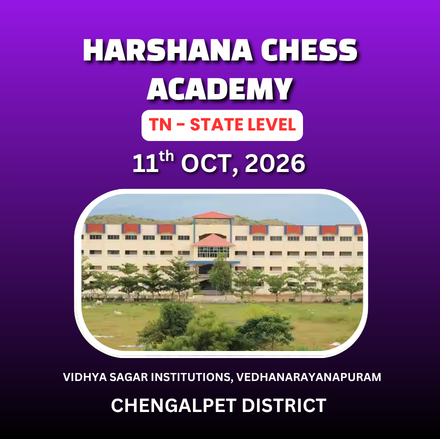 ⭐HARSHANA CHESS ACADEMY⭐ 4TH HARSHANA CHESS ACADEMY CHILDREN STATE LEVEL CHESS TOURNAMENT